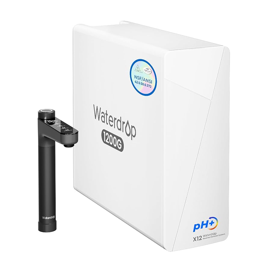 Waterdrop X12-Alkaline Mineral pH+ Tankless Reverse Osmosis